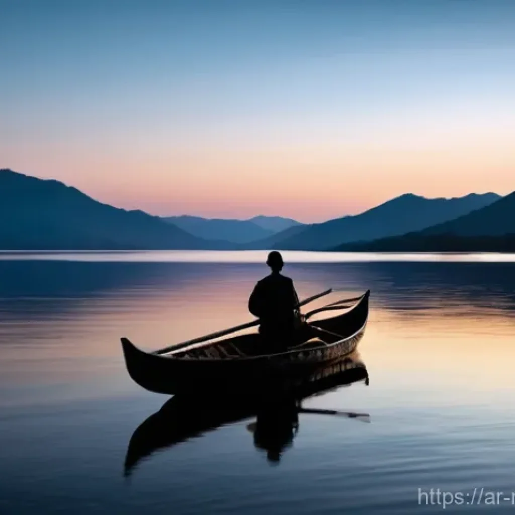 말라위에서 유령 이야기 및 미신 - **Prompt 1: Lake Malawi's Mystical Evening**
A serene and expansive wide shot of Lake Malawi at ...